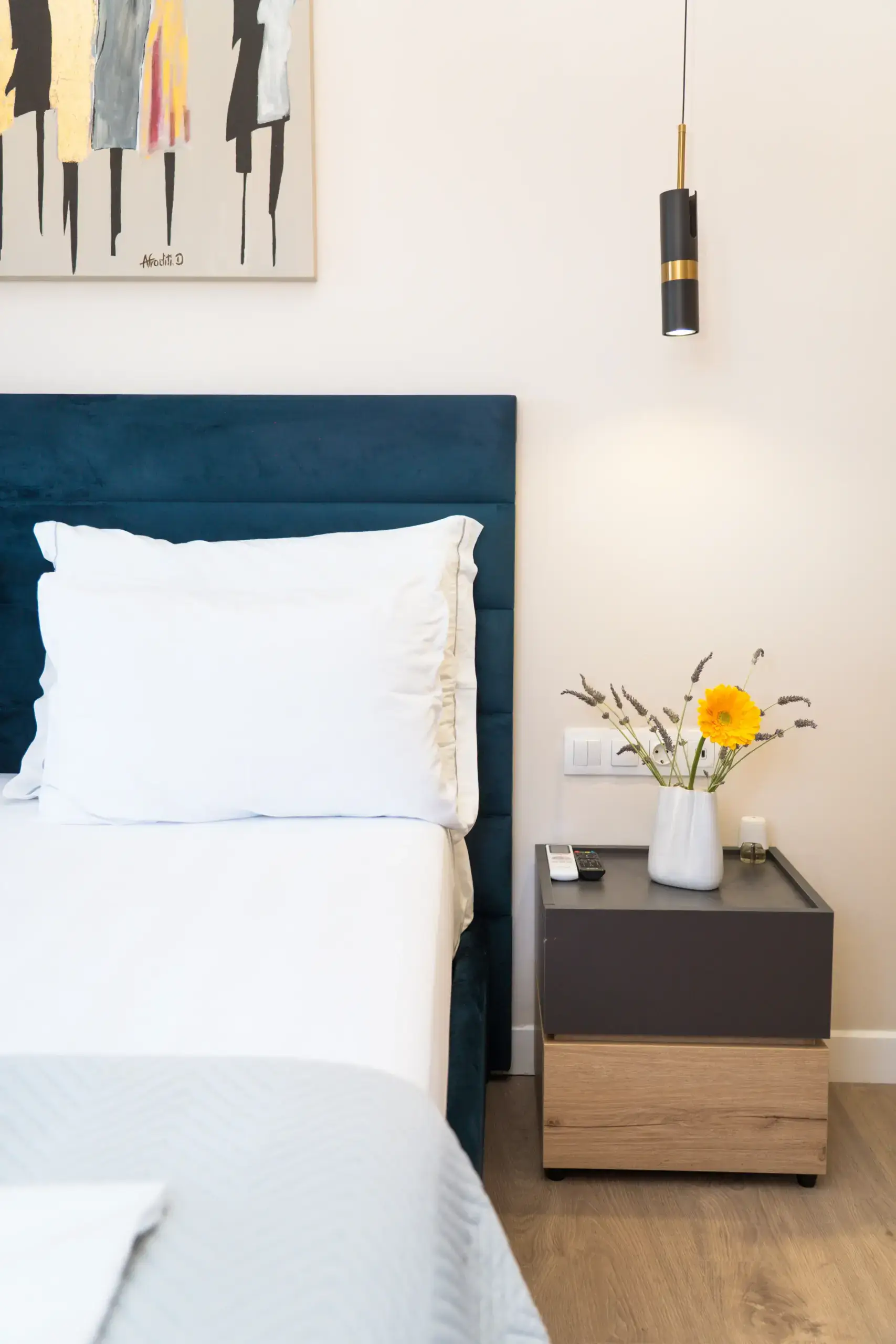 One Bedroom Apartment with nightstand