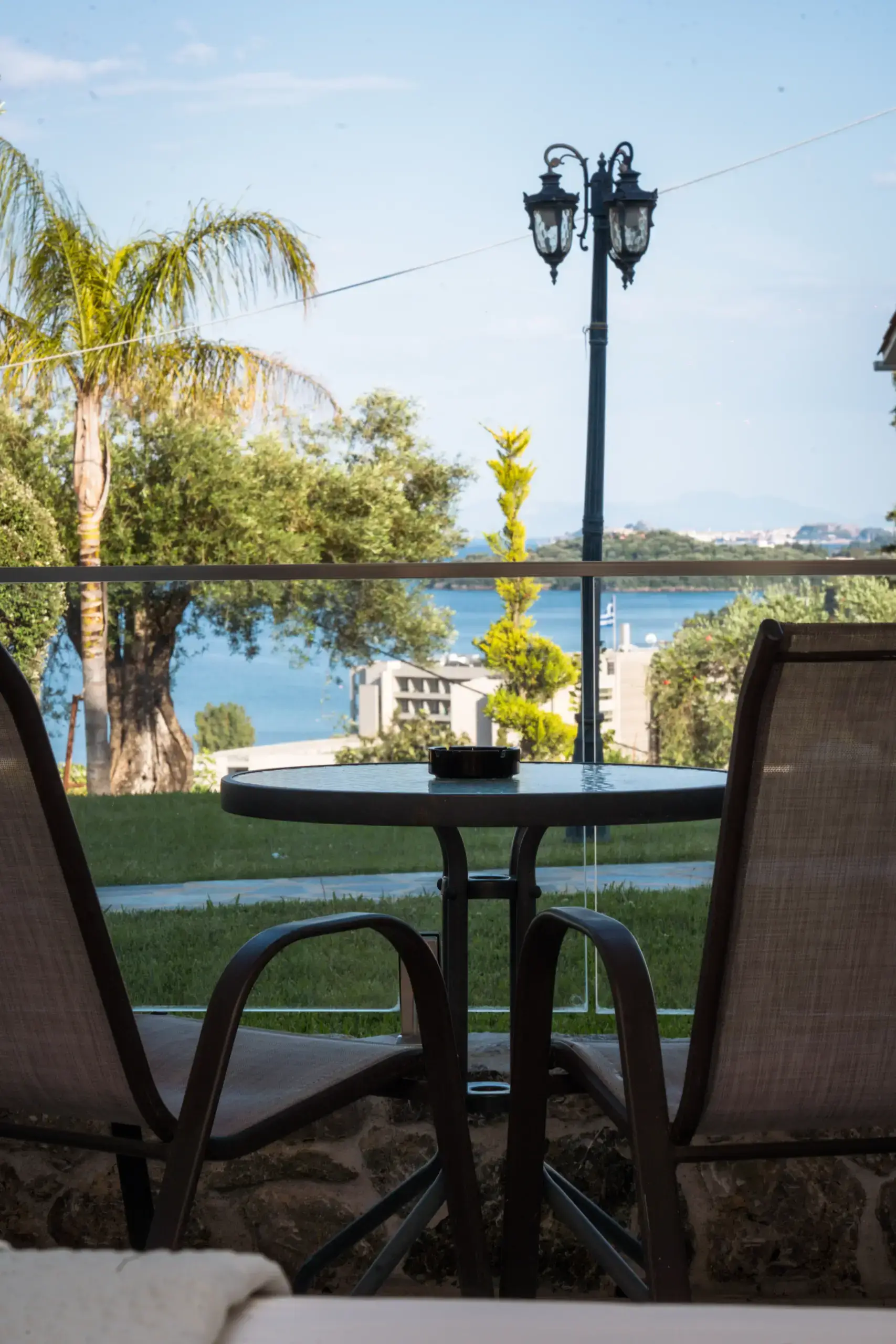 Studio with balcony view