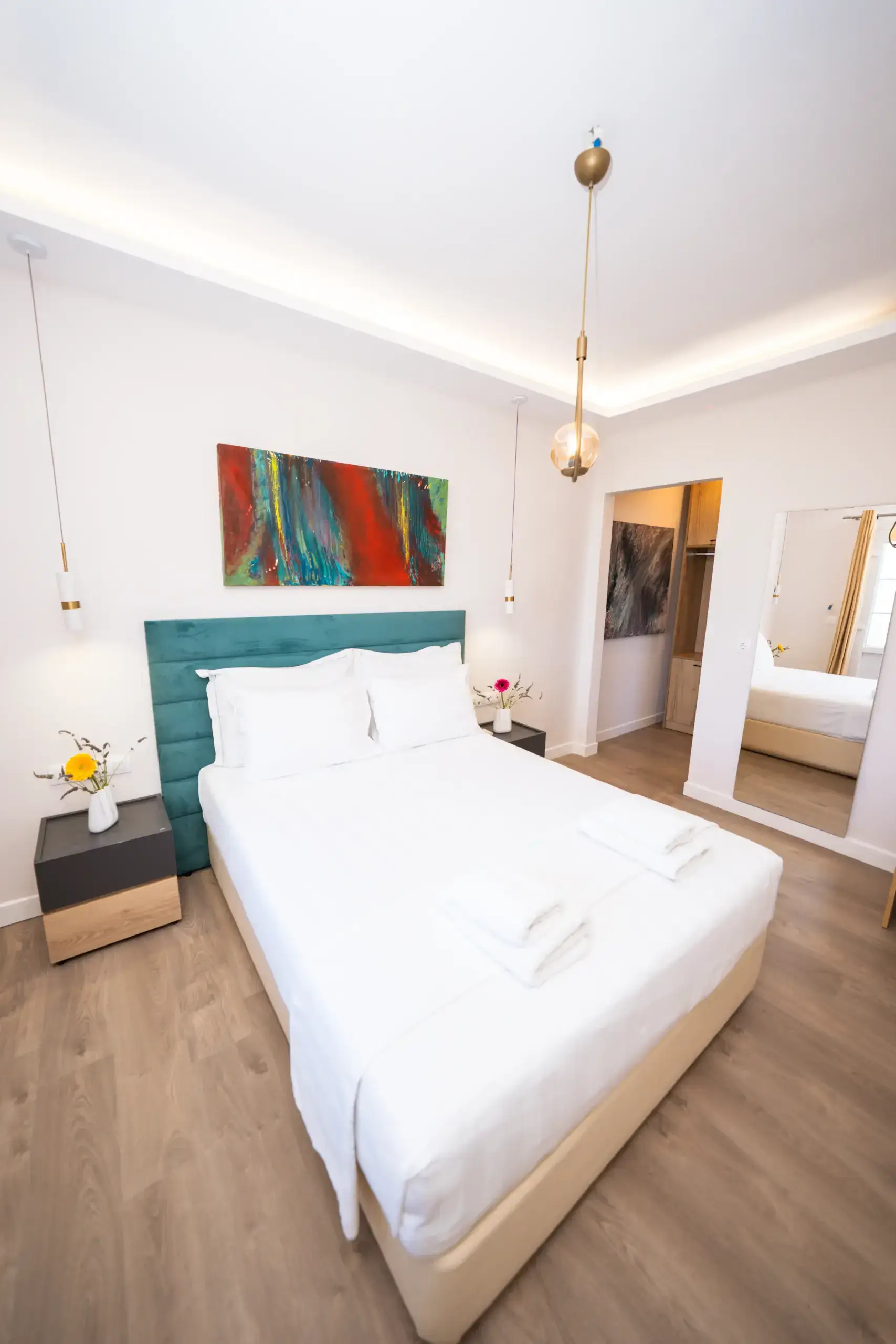 Double room with garden bedroom