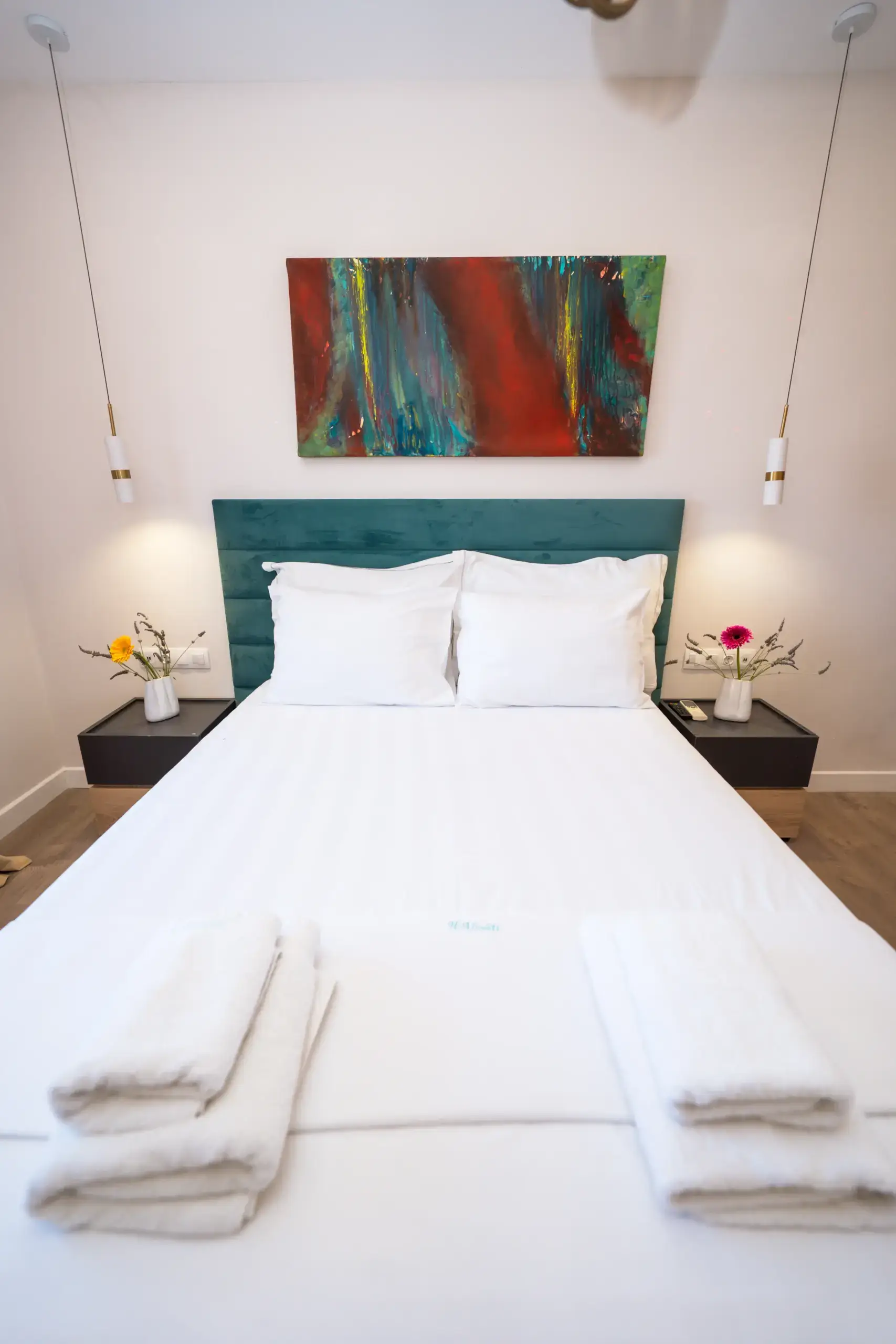 Double room with garden bed